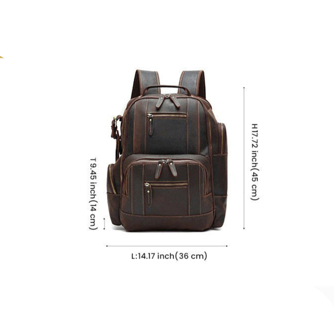 Druven Leather Backpack