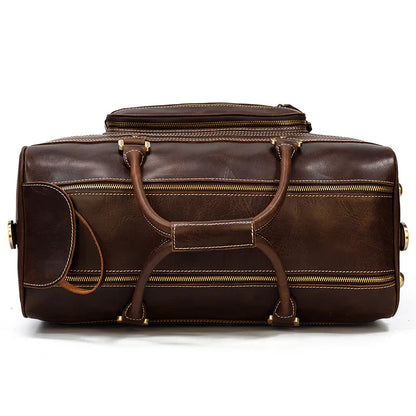 Newsbirds Rolling Leather Luggage