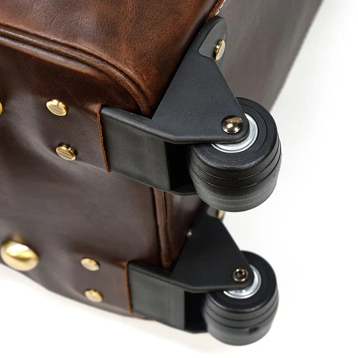 Newsbirds Rolling Leather Luggage