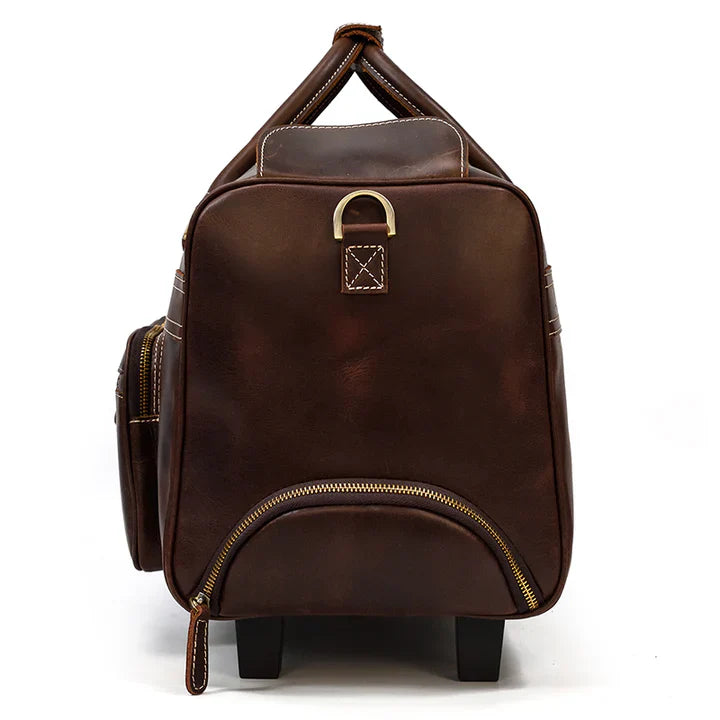 Newsbirds Rolling Leather Luggage