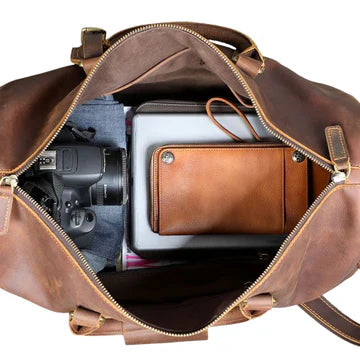 Kasrona Voyager Leather Tote