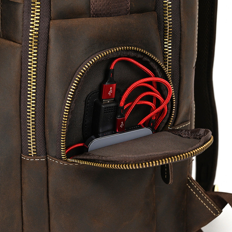 Axton Pro Leather Backpack