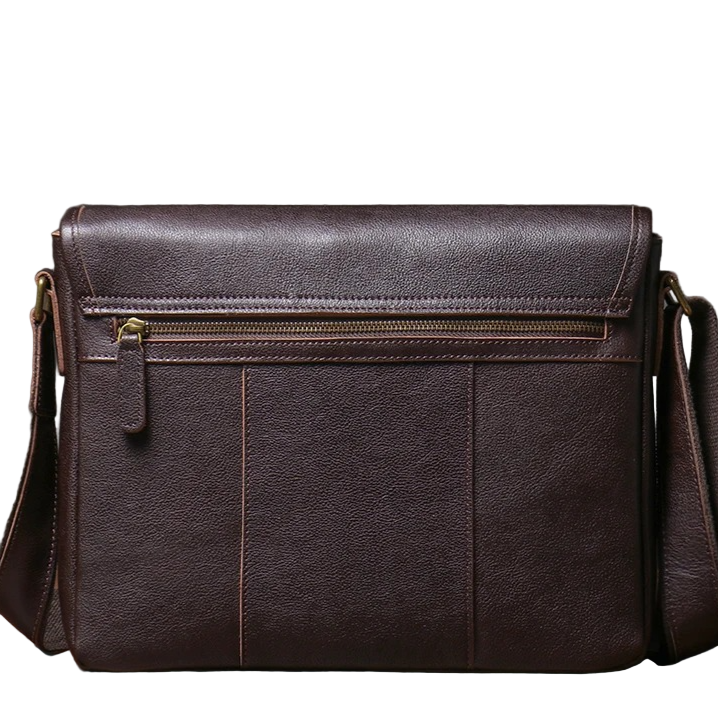 Lida Leather Messenger Satchel