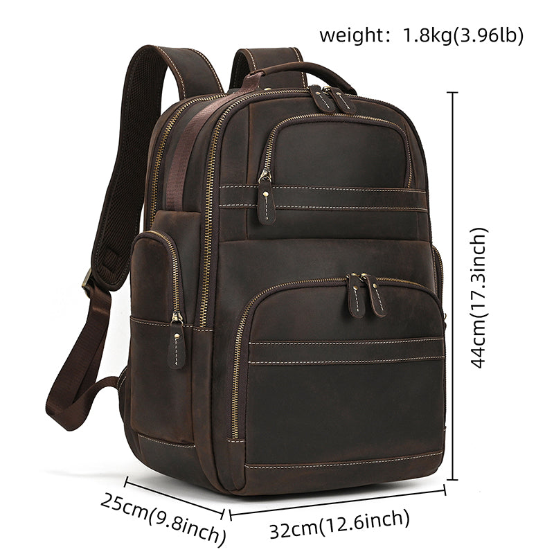 Axton Pro Leather Backpack
