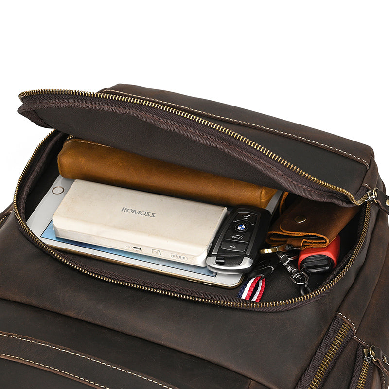 Axton Pro Leather Backpack