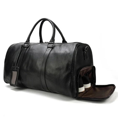 Karchala Leather Weekender Bag